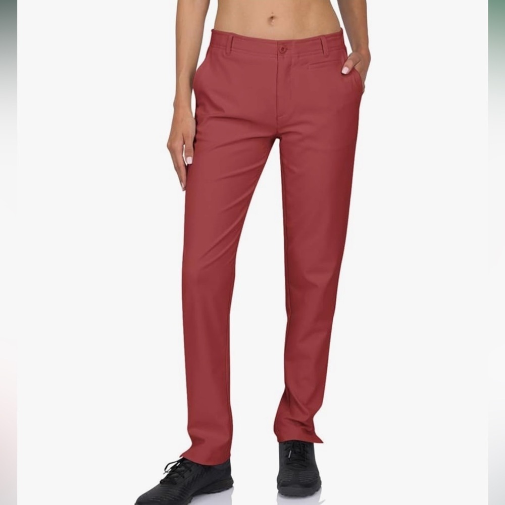 NWOT Three Sixty Six Women’s Quick Dry Golf Pants size 8, summer wine red